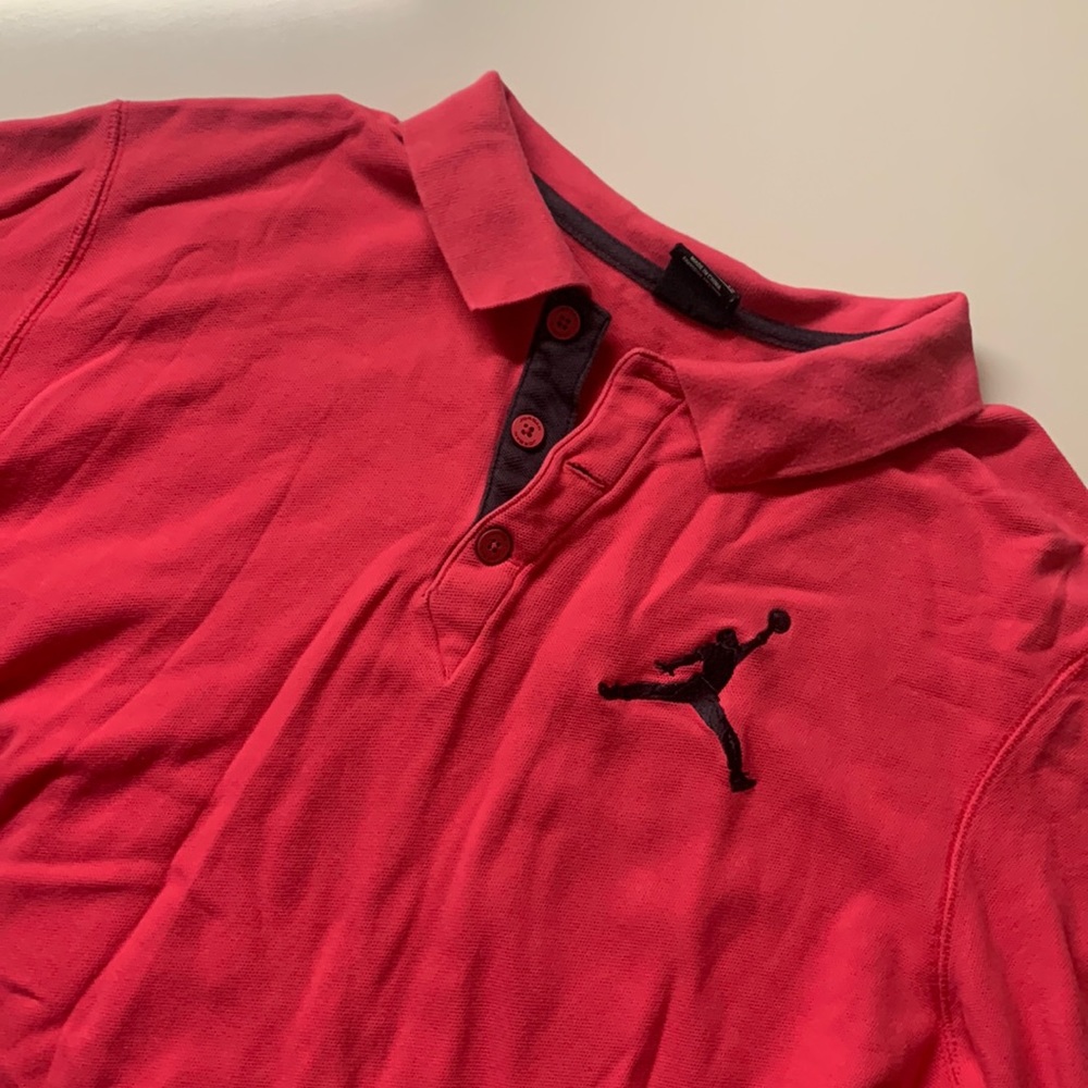 Men’s Large Embroidered Jordan Polo